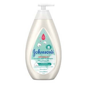 Johnson's CottonTouch Newborn Baby Body Wash & Shampoo for Sensitive Skin - 27.1 fl oz - 1 of 4