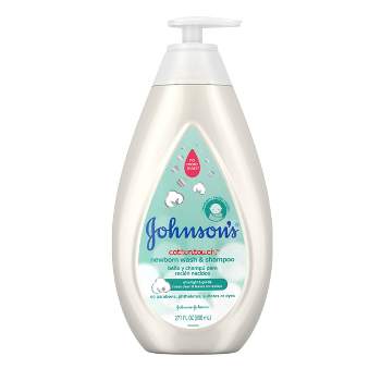 Johnson's CottonTouch Newborn Baby Body Wash & Shampoo for Sensitive Skin - 27.1 fl oz
