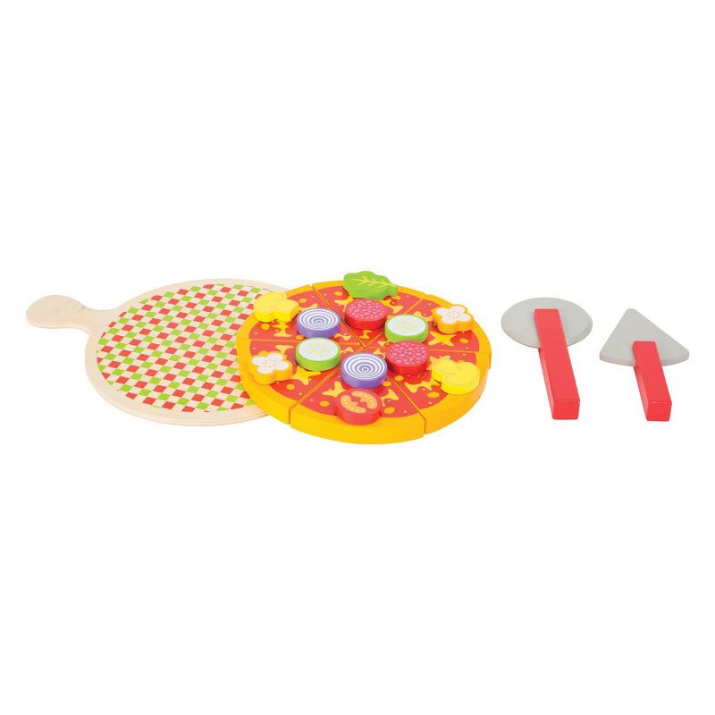 Small Foot Cuttable Pizza Wooden Playset, 3 of 6