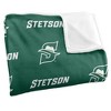 Stetson University Logo Pattern Silky Touch Blanket White 50x60 - 3 of 4