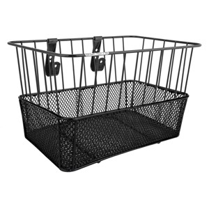 Sunlite Standard Deep Wire/Mesh Basket Black Steel 14x9x9` - 1 of 1