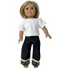 Doll Clothes Superstore Jazzy Jeans Fit 18 Inch Girl Dolls Like Our Generation American Girl Our Life Dolls - 2 of 4