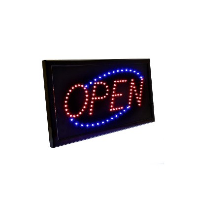 Alpine Industries LED Open Sign Square 19 x 10 (2 pack) 497-03-2PK