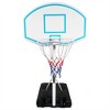 YONWAY Poolside Basketball Hoop, Portable Swimming Pool Basketball System, Height Adjustable 3.1ft-4.7ft with 36" Backboard - 2 of 4