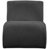 Meridian Furniture,Mulberry Boucle Fabric Accent Chair - 3 of 4