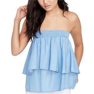 Rachel Roy Womens Tiered Knit Blouse - 1 of 1