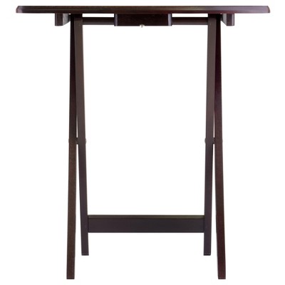 Dylan Espresso Wood 5-Piece Snack Table Set