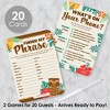 Big Dot of Happiness Tropical Luau - 2-in-1 Hawaiian Beach Party Cards - Activity Duo Games - Set of 20 - 2 of 4