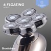 Brookstone 6-Head Flex Shaver - Pivoting Heads, Smooth Close Shave, Rechargeable - 3 of 4