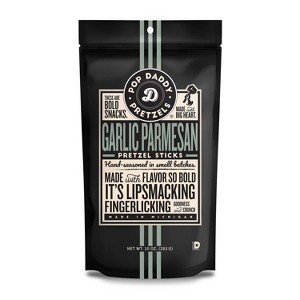 Pop Daddy Seasoned Pretzels Garlic Parmesan - 10oz - 1 of 4