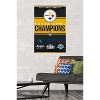 Trends International NFL Pittsburgh Steelers - Champions 23 Unframed Wall Poster Prints - 2 of 4