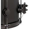 DW Collector's Series Satin Black Over Brass Snare Drum With Black Nickel Hardware 13 x 7 in. - 2 of 4