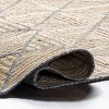 Nuloom Katya Geometric Tiled Jute Indoor Area Rug, 4' x 6', Blue - 4 of 4