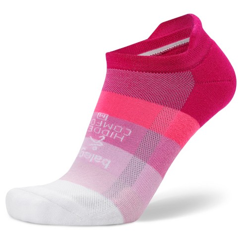 Balega Hidden Comfort Gradient No Show Socks - Gradient Neon Pink/white ...
