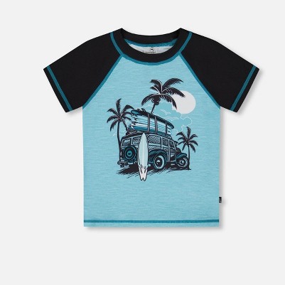 light blue and black