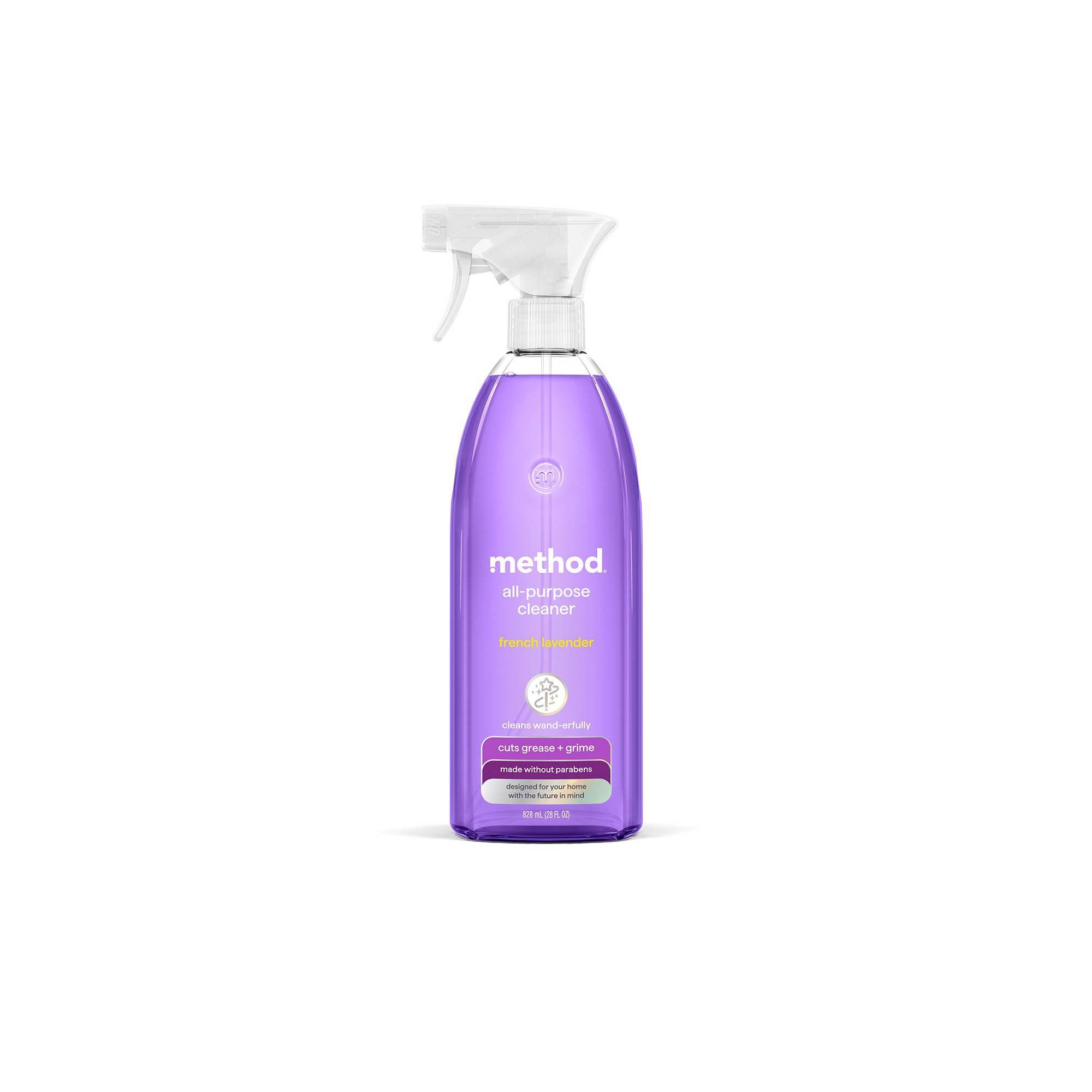 Method French Lavender All Purpose Cleaners Spray Bottle - 28 fl oz: Hypoallergenic, Paraben-Free, Phosphate-Free