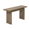 Console Table Entryway Narrow Skinny Design with Ash Veneer, Modern Floating Top Sofa Table for Hallway or Living Room-The Pop Home - 4 of 4