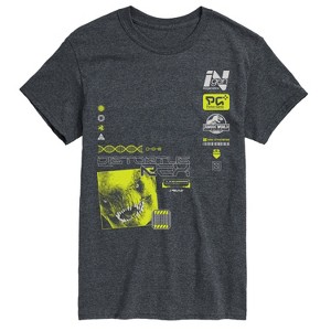 Men's - Jurassic World: Rebirth - Distortus Rex Short Sleeve Graphic T-Shirt - 1 of 4