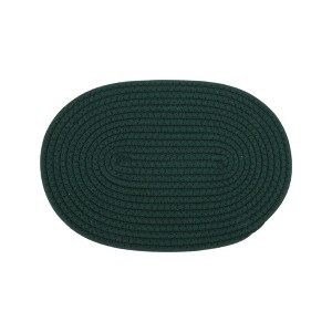 Unique Bargains Trivet Oval Rope Coaster Cotton Non-Woven Fabric 12.6"x8.66"x0.31" - 1 of 3