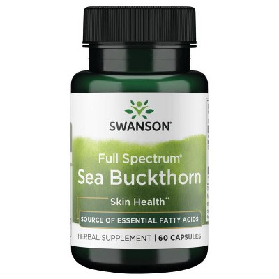 Swanson Full Spectrum Sea Buckthorn 400 mg 60 Caps.