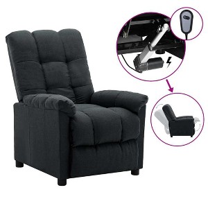 vidaXL Recliner Chair Leisure Cozy Recliner for Home Theater Cinema Fabric - 1 of 4