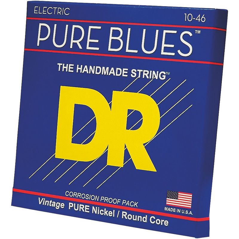 DR Strings PHR10 Pure Blues Nickel Medium Electric Guitar Strings, 3 of 4