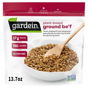 Gardein Plant-Based Frozen Ground Be'f - 13.7oz - 1 of 4
