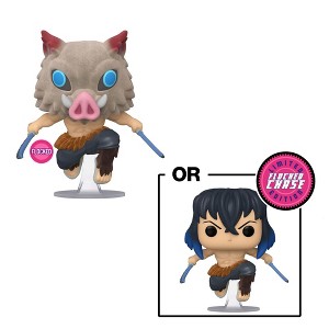 Funko POP! Demon Slayer: Kimetsu no Yaiba - Inosuke Hashibira (Flocked) Vinyl Figure #875 Chalice Exclusive - 1 of 1
