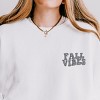 Simply Sage Market Embroidered Fall Vibes Retro Lightweight Garment Dyed Sweatshirt - 2 of 4