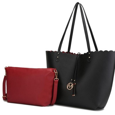 black red