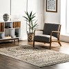 Nuloom Maryanne Geometric 5x8 Indoor Area Rug for Living Room Bedroom Dining Room Kitchen, Beige/Ivory - 2 of 4