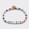 Little Words Project Believe Beaded Bracelet - 4 of 4