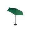 KWPZQEB 9' Outdoor Patio Umbrella, Outdoor Table Umbrella, Yard Umbrella with 6 Sturdy Ribs, Push Button Tilt and Crank (Base Not Included) - 3 of 4
