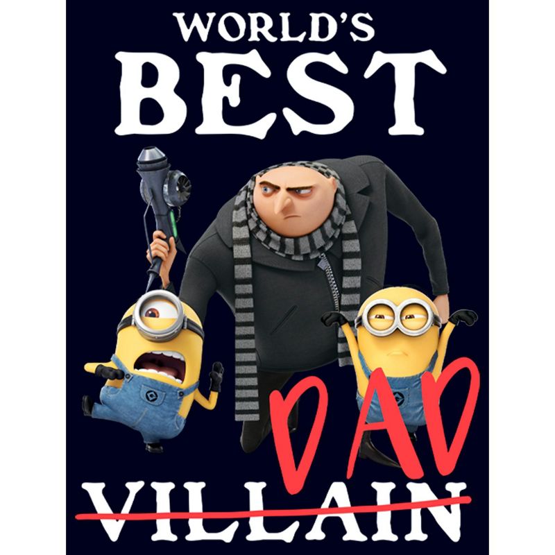 Men's Despicable Me World's Best Dad Gru and Minions T-Shirt, 2 of 6