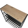 Jace 5-Tier Shoe Rack, Metal Steel, 15 Pairs of Shoes, Multi-Functional - 4 of 4