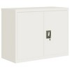 vidaXL File Cabinet White 35.4 in.x15.7 in.x27.6 in. Steel - 2 of 4