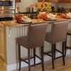 PiccoCasa Waterproof PU Leather Pub Counter Height Side Chair Covers with Elastic Band - 2 of 4