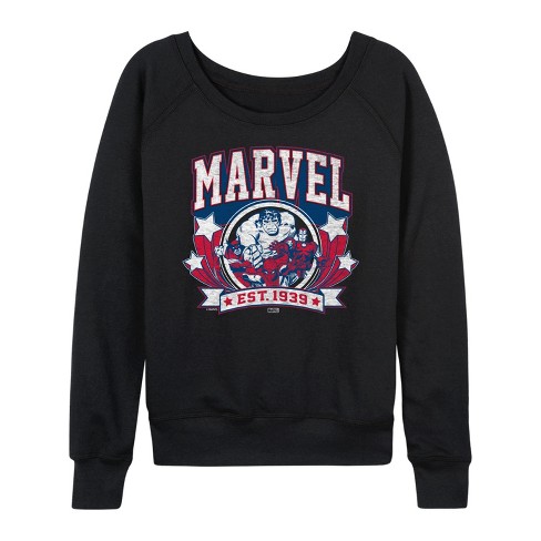 Women's - Marvel - Collegiate Americana Lightweight French Terry Slouchy - image 1 of 4