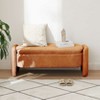 CAVINAS Storage Ottoman Bench,Upholstered Ottoman with Storage Compartment for Living Room,Bedroom,Orange/Green/Gray/White/Dark Gray - 2 of 4