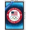 Trends International Team USA: 2026 Winter Olympics (Milan) - Logo Framed Wall Poster Prints - 3 of 4