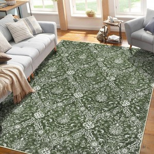 Coucheta Area Rug, Vintage Rug, Soft Non-Slip & Machine Washable Rugs for Living Room, Bedroom, Dining Room & Office - 1 of 4