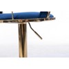 CAVINAS 24"-32"Luxury Velvet Bar Stools,Set of 2,Swivel Barstools with Adjustable Lifting,Counter Height Stools,Woven Back&Footrest - 4 of 4