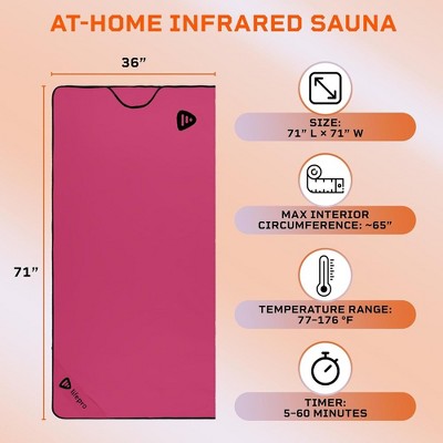 Large Purple Far Infrared Sauna Blanket for Home Detox