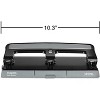 Heavy Duty Desktop 3-hole Paper Punch Black : Target