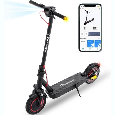 EVERCROSS Electric Scooter, 500W Electric Scooter Adults,10" Tires，19 MPH Lightweight E-Scooter with Dual Shock Absorption