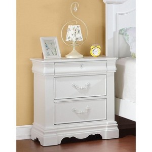 NicBex Nightstand with 2 Drawers,Modern Side Table with Storage Space and Wood Frame,Bedside Table for Bedroom,Living Room - 1 of 4