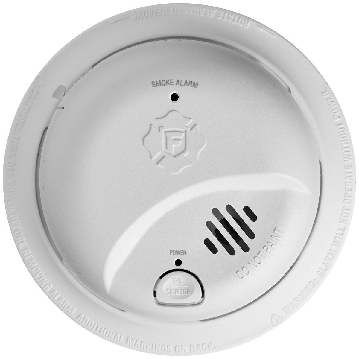 First Alert Alarm Smoke AC/DC with ADP SMI100-AC: Hardwired Smoke Detector, Fire Alarm, Lithium Battery, 10-Year Warranty