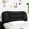 vidaXL Headboard Cushion Black 39.4" Faux Leather - 3 of 4