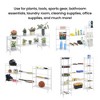 0.75" Set of 2 Extra Storage Shelf Deluxe Metal Extensions - Breighton Home - 3 of 4