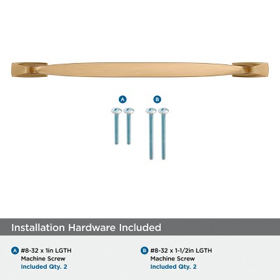 Highland Ridge 10-1/16" Champagne Bronze Cabinet Pull with Mounting Hardware